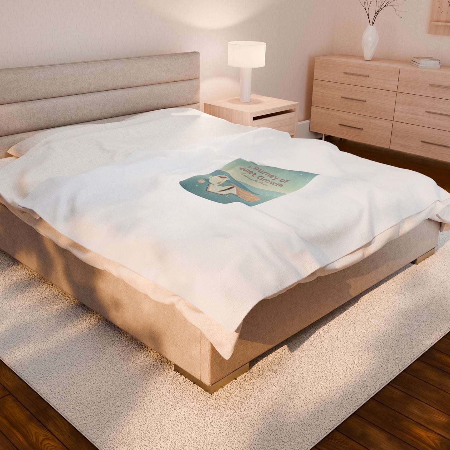 A Journey of Quiet Growth Blanket | Calm Motivation, Small Wins