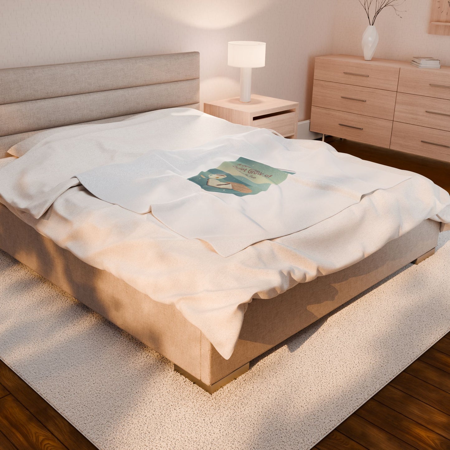 A Journey of Quiet Growth Blanket | Calm Motivation, Small Wins