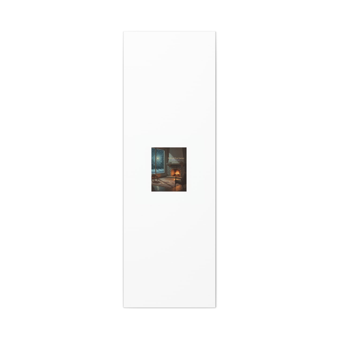 Calm Motivation Poster | Matte Canvas Stretched, 1.25" | Winter Quiet Progress
