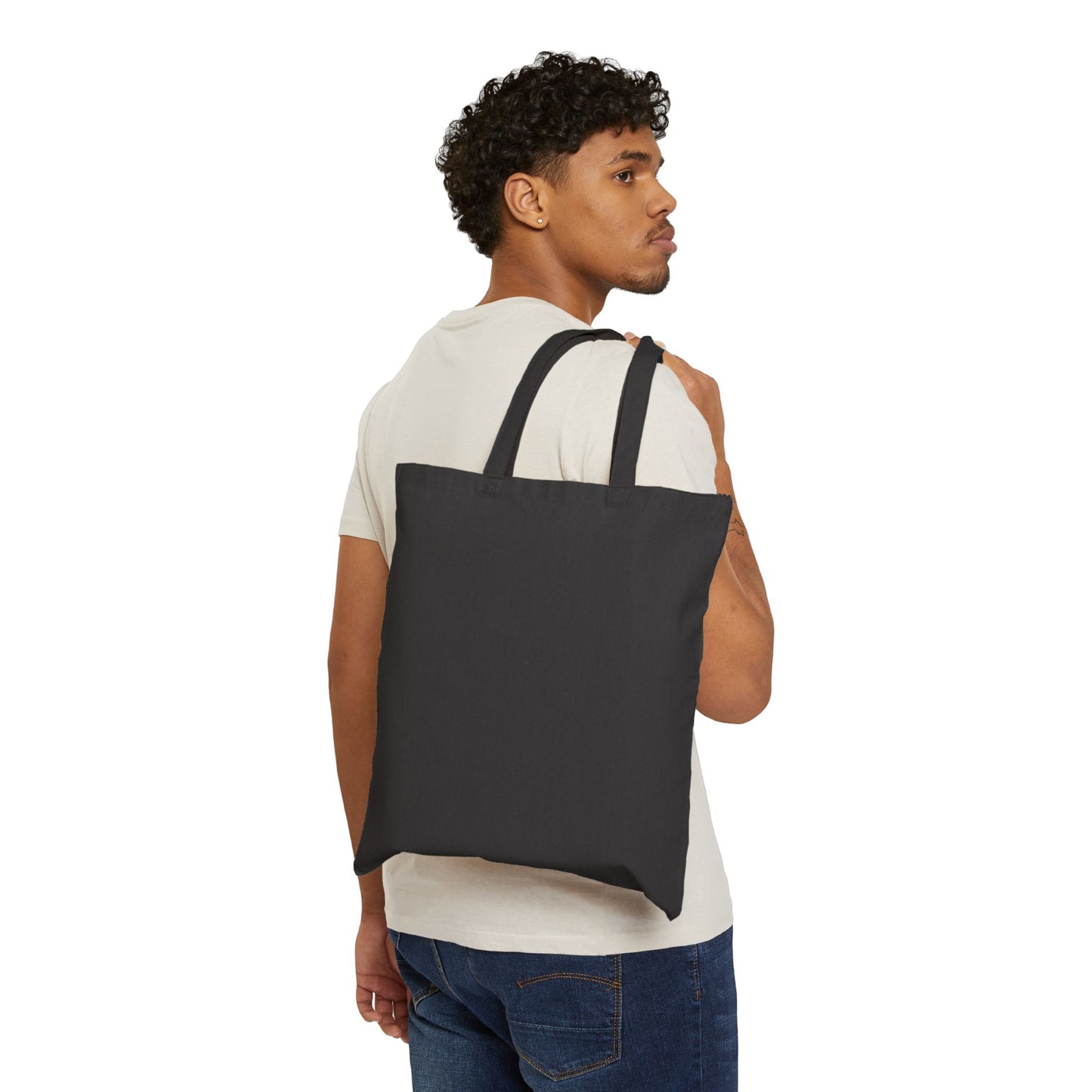 quiet progress tote | habit tracker graphic, calm motivation canvas