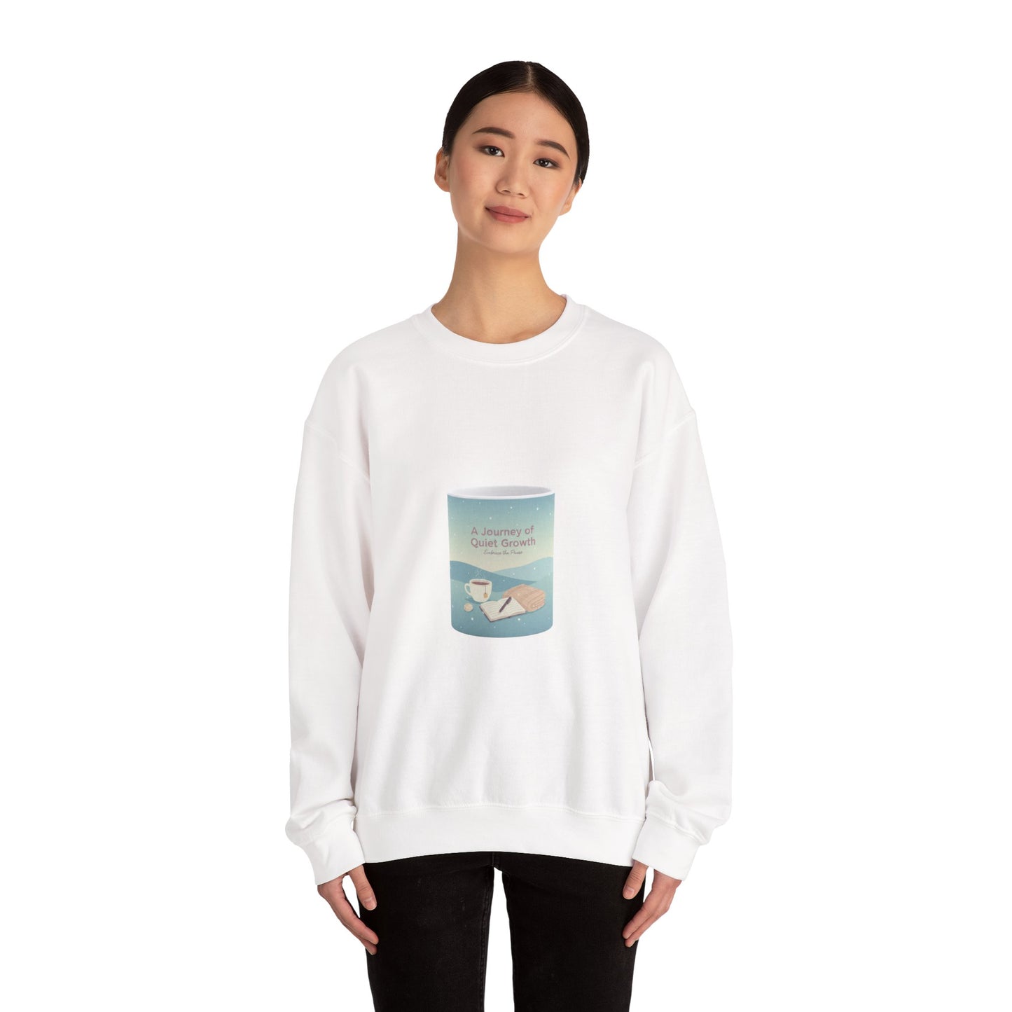 quiet progress sweatshirt | small wins club habit tracker