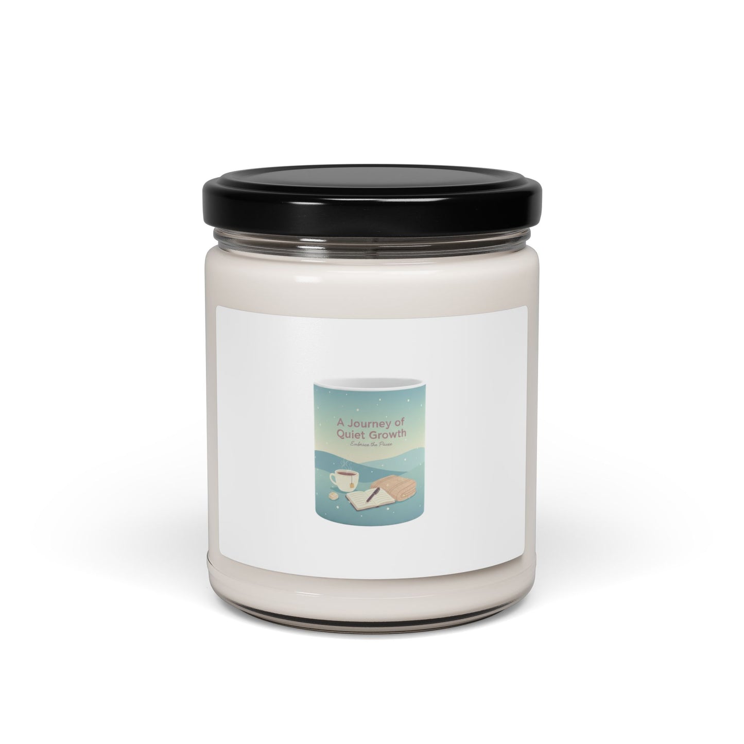 Quiet Growth Soy Candle | calm motivation, small wins aesthetic