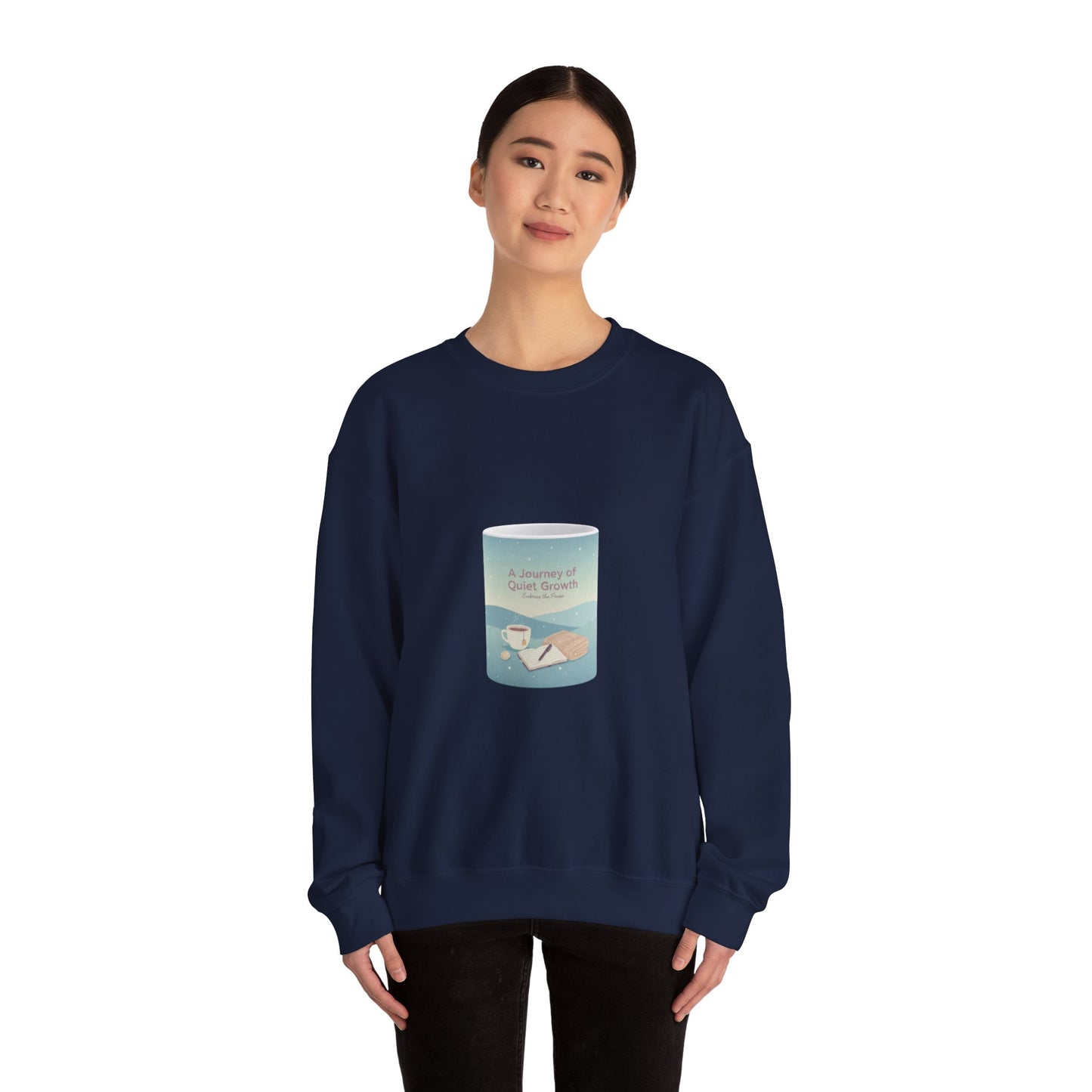 quiet progress sweatshirt | small wins club habit tracker