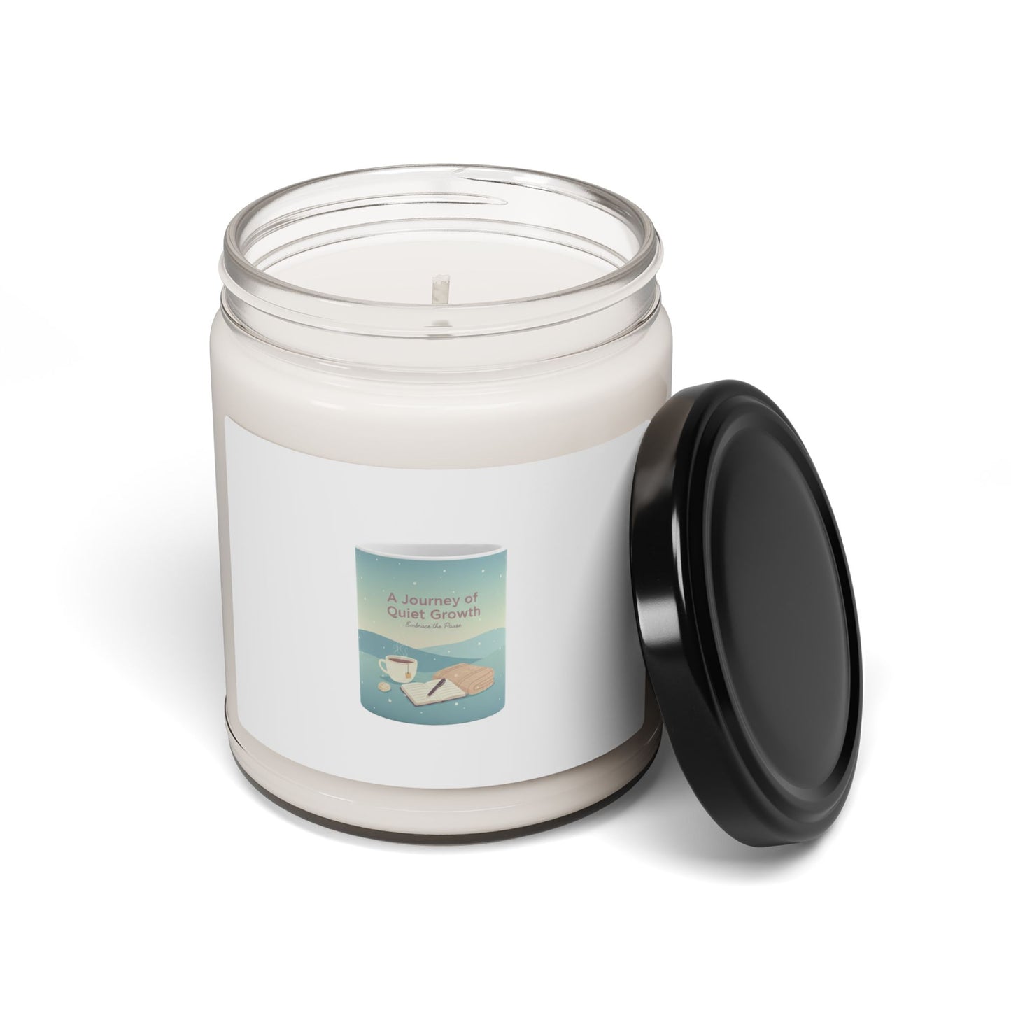 Quiet Growth Soy Candle | calm motivation, small wins aesthetic