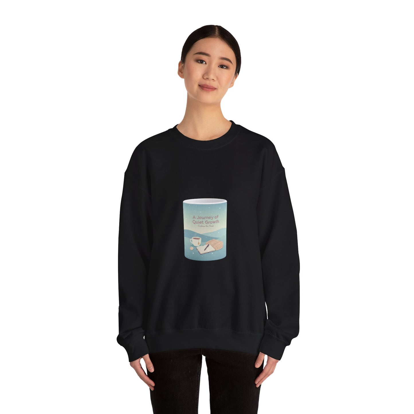 quiet progress sweatshirt | small wins club habit tracker