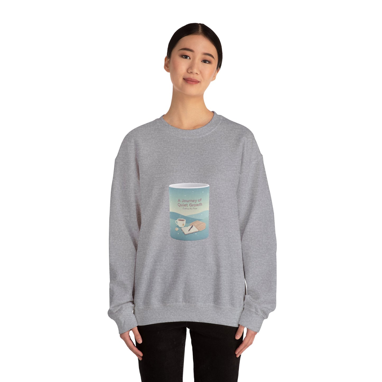 quiet progress sweatshirt | small wins club habit tracker