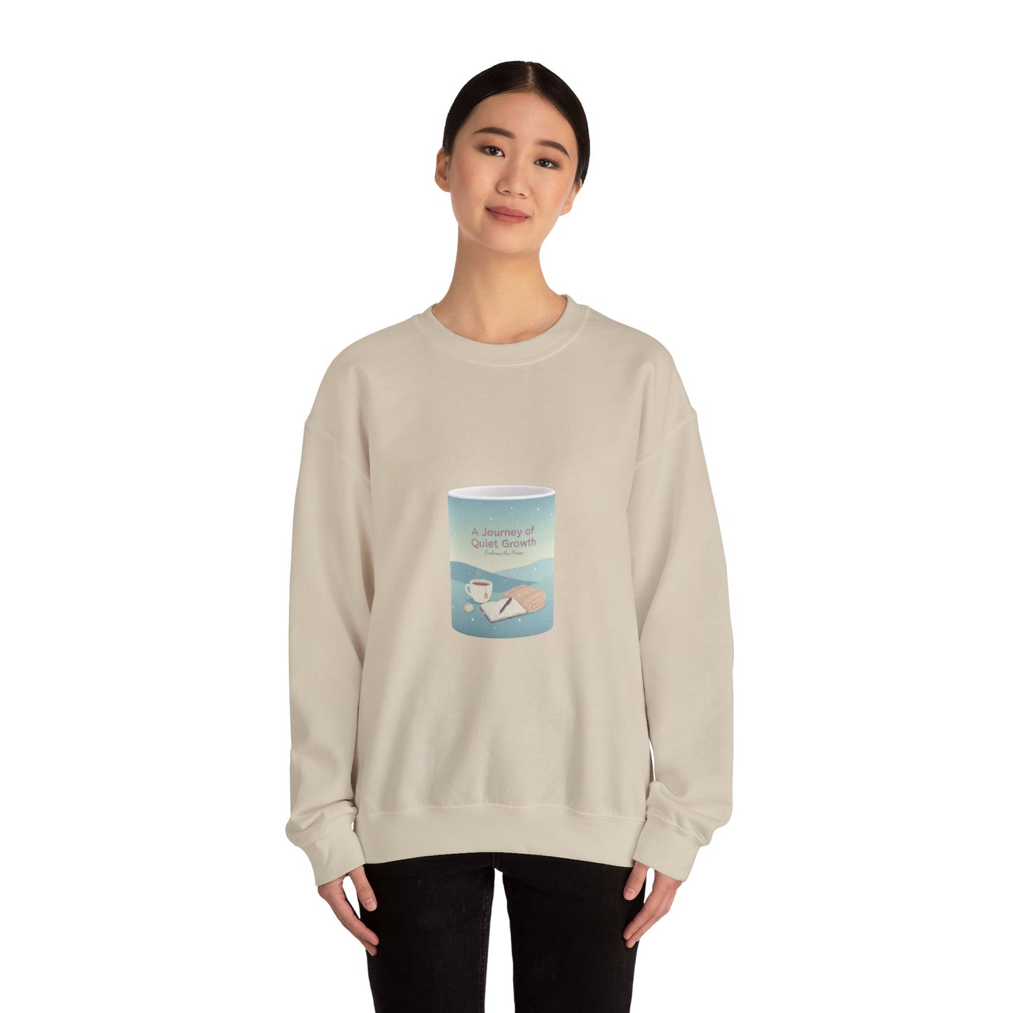 quiet progress sweatshirt | small wins club habit tracker