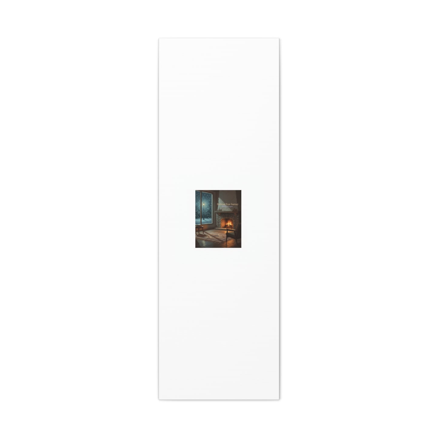 Calm Motivation Poster | Matte Canvas Stretched, 1.25" | Winter Quiet Progress