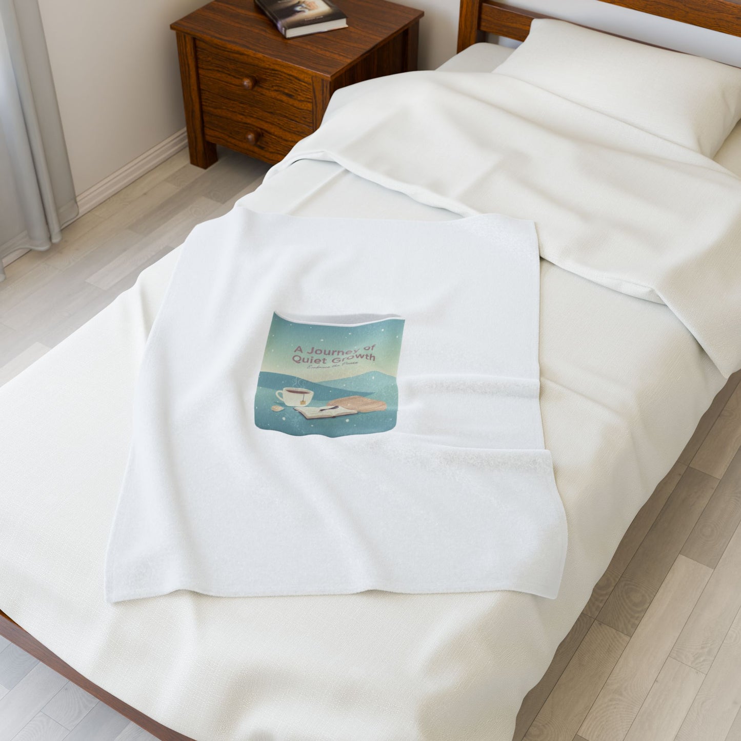 A Journey of Quiet Growth Blanket | Calm Motivation, Small Wins