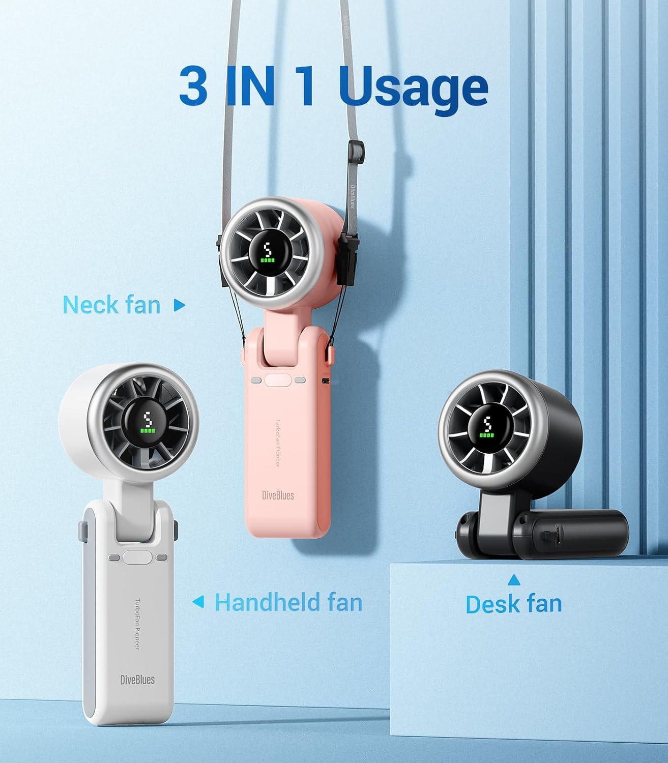 BreezeBuddy Portable Turbo Fan