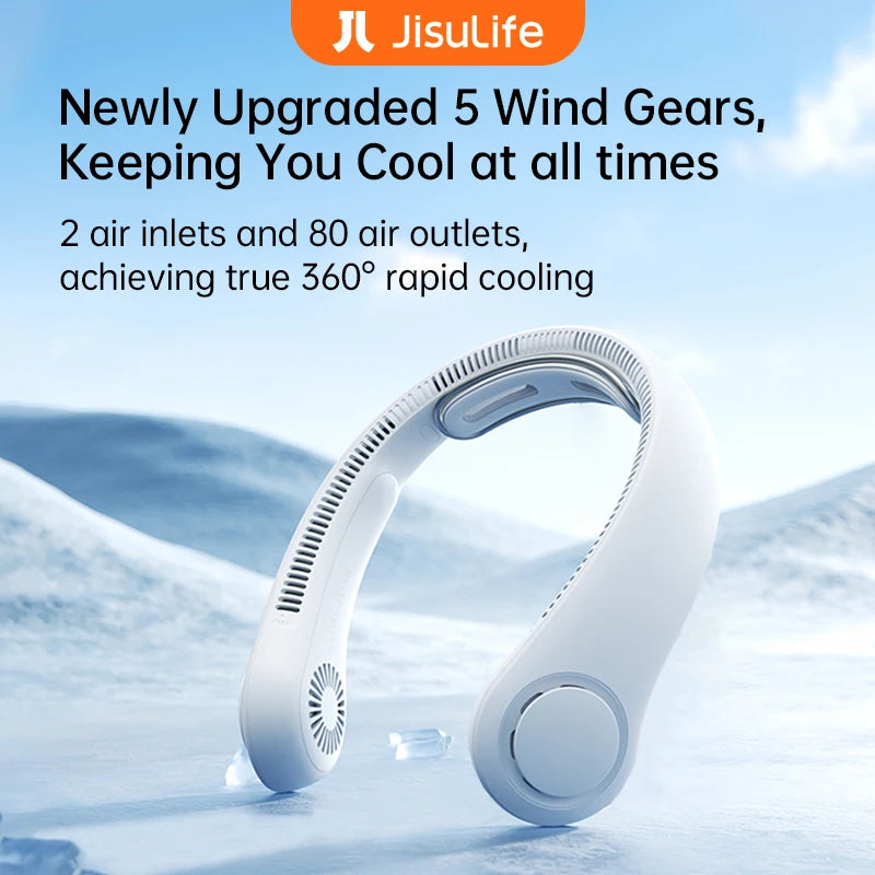 Hands-Free Cooling Neck Fan